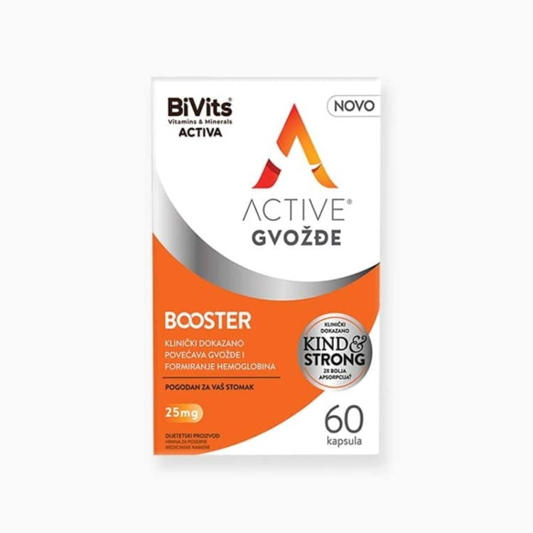 Bivits Activa Gvožđe 60 kapsula